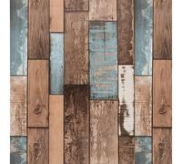 45cm carta da parati sfondo parete grande rotolo invecchiato venatura del legno PVC mobili autoadesivi decorazione della casa adesivi fai da te impermeabili