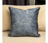 45CM PU Copricuscino Similpelle Fodera per Cuscino Divano Letto Federa Rétro