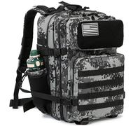 45L Molle Zaino tattico Borsa da caccia MOLLE Zaino PALESTRA per uomo EDC Escursionismo all'aperto Sopravvivenza Zaino Porta bottiglia da strega