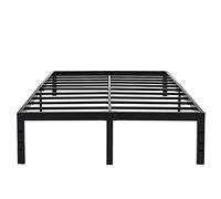 45MinST California King - Telaio per letto da 45,7 cm, con piattaforma rinforzata da 1587,6 kg, resistente, facile da montare, base per materasso in acciaio, senza rumore, California King
