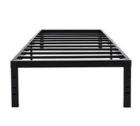 45MinST Struttura letto da 45,7 cm, piattaforma rinforzata, resistente, facile da montare, fondazione materasso, doghe in acciaio, senza rumore, doppia, matrimoniale, king size, king size (TXL)