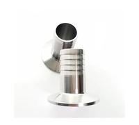 45mm 1-3/4" Hose Barb x 2" Tri Clamp SUS 316L Stainless Steel Tri-Clamp Hosetail Coupler Fitting Home Brew