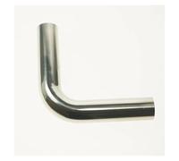 45mm O/D 304 Stainless Steel Weld 90 Degree Elbow Tube Butt Pipe Fitting Straight pipe length 100mm