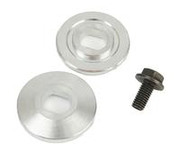 45mm Pressione Piastra Alluminio Nero Taglio Macchina M8x18mm Ricambio