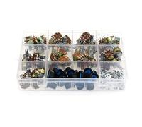45pcs WH148 Potentiometer Kit B1K B5K B10K 20K 50K 100K 250K 500K 1M 15mm Shaft Amplifier Dual Stereo Set 6pin With Cap switch ICXLPMC