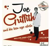 45Re✦JOE GRIFFITH✦ ""Walk, Spin, Shake & Rock""/""Little Hilda"" anni '50 Roc...