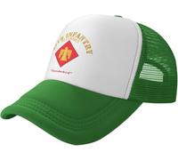 45Th Infantry Division - Thunderbird At War Green Donna Uomo Cappellino con Visiera Morbido Cappellino da Baseball Regolabile Snapback cap per Pesca Corsa All'Aperto