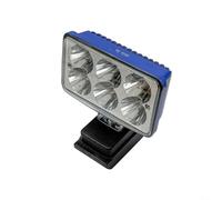 45W 6 LED Alluminio Shell Worklight AC DC Lampada Portatile per DCB200 per Batteria Alta Luminosità 150x90mm con Interruttore e Porta DC per Garage Officina Riparazione Esterna