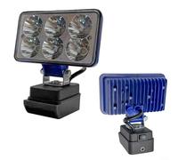 45W 6LED ha ispessito la luce di lavoro di AC/DC della lampada di Shell di alluminio per DCB200 per la batteria