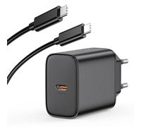 45W USB C Caricatore Caricabatterie for Samsung Galaxy S24 /S23 /S23+ /S23 Ultra /S22/S21/S20/Note20/A73/A53/S10, iPhone 16/15 con 2M Cavo, USBC Presa Carica Alimentatore Tipo C Spina Adattatore