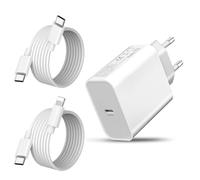 45W Caricatore iPhone,USB C Caricabatterie e Cavo per Apple iPad Pro 12.9 11 10.2 9.7,Air 2 3 4 5,iPad 10th 11th 2020 2021 2022 2024,Mini 3/4/5/6,iPhone 17 15 16 14 13 12 Pro Max Presa Ricarica Rapida