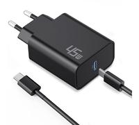 45W Caricatore USB C Caricabatterie per Samsung Galaxy S25 Ultra S24 S23 S22 S21 FE, A55 A54 A53 A35 A25 A15, Note 20 10, Tab S8 S9, Super Fast Charger Adattatore Rapido Alimentatore + 2M Tipo C Cavo