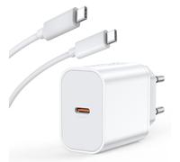 45W Caricatore USB C for iPhone 17 16 15/17 16 15 Pro/17 16 15 Pro Max/17 Air/16 15 Plus,iPad Pro,Samsung S25/S24,Caricabatterie Alimentatore Presa Spina Adattatore Charger Rapido USBC con Cavo 2M