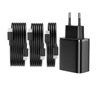 45W Caricatore USB C Rapido per Samsung Galaxy S25/S24/S23/S22/S21, per iPhone 17/16/15 Ricarica Rapida Tipo C Caricabatterie Veloce Spinotto USBC Presa Carica Spina Alimentatore Fast Charger Type C