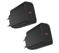 45W USB C Caricatore Rapido Caricabatterie Compatibile con Samsung Galaxy S25 S24 S23 S23+ /S23 Ultra /S22/S21/S20/Note20/A73/A53/S10 (45W 2-Pack)