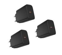 45W USB C Caricatore Rapido Caricabatterie Compatibile con Samsung Galaxy S25 S24 S23 S23+ /S23 Ultra /S22/S21/S20/Note20/A73/A53/S10 (45W 3-Pack)