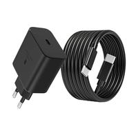 45W USB C Caricatore Ultra Rapido con 2M Cavo USB C per Samsung Galaxy S25 Ultra, S25+, S24 S23 Ultra 5g, S23+, S22 Ultra, S22+, S21 FE, S20 Ultra, Tab S10+ S9 S9+ S8 S7 FE, Note10+ Caricabatterie