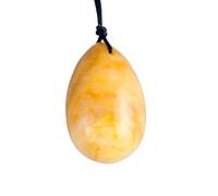 45x30mm Jade Yoni Egg Crystal Ben Wa Ball for Kegel Exercise Massage,RJ (Color : Yj)