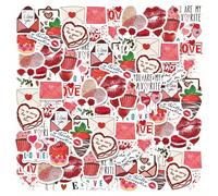 46 pezzi (23*2) Espressioni d'amore ricche, adesivi semplici di stile raffinato e belli. Adatti per le coppie per decorare album fotografici, diari, tazze, laptop e telefoni cellulari per esprimere il