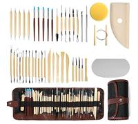 46 Pezzi Strumenti Per Scolpire l'Argilla Set Di Ceramiche Argilla Intaglio Strumento Mestiere Regalo Principiante Facile Da Usare Ottimo Per l'Argilla Scolpire Modellazione Intaglio Raschiatura