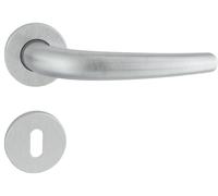 Maniglia zama torino con bocchetta cromo satinato