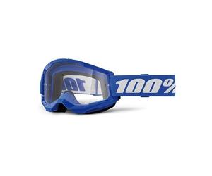 461336 MASCHERA 100% STRATA 2 BLUE - LENTE TRASPARENTE