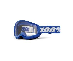 461336 MASCHERA 100% STRATA 2 BLUE - LENTE TRASPARENTE
