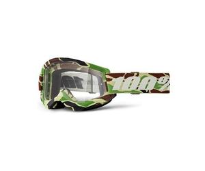 461338 MASCHERA 100% STRATA 2 WAR CAMO - LENTE TRASPARENTE