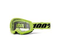 461340 MASCHERA 100% STRATA 2 NEON YELLOW - LENTE TRASPARENTE