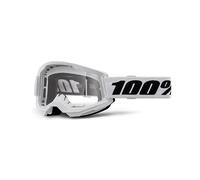 461354 MASCHERA 100% STRATA 2 WHITE - LENTE TRASPARENTE