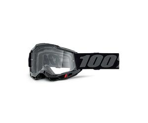 461366 MASCHERA 100% ACCURI 2 OTG BLACK - LENTE TRASPARENTE