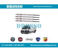 46353878 KIT 4 CANDELETTE ORIGINALI FIAT DUCATO 250 SCUDO ULYSSE 2.2 D MTJ