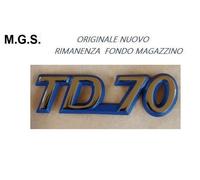 46472962 LOGO, SIGLA MODELLO, SCRITTA " TD 70" NUOVO ORIGINALE PER FIAT PUNTO