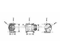 46782669 51747318 Compressore A/C Clima LANCIA MUSA - Y - YPSILON NUOVO