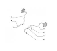 46803893 - Tubo freni FIAT 500 / 500 Abarth / Panda