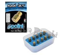 4699 - KIT 10 UGELLI GETTI DEL MASSIMO POLINI CARBURATORE MIKUNI DAL 130 AL 175