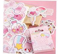 Pinicecore 46pcs Carino Boxed Kawaii Stickers Planner Scrapbooking Cancelleria Giapponesi Autoadesivi del Diario
