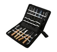 46Pcs Scalpello Set Carving Set di utensili per intaglio da portatile Set di strumenti per la cottura di frutta e verdura