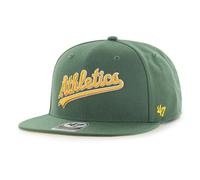 '47 47 47Brand Oakland Athletics Dark Green No Shot Script Captain Snapback Cap, verde