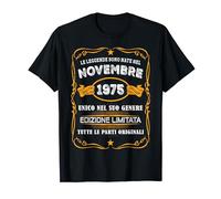 47 Anni Compleanno Le Leggende Sono Nate Nel Novembre 1975 Maglietta