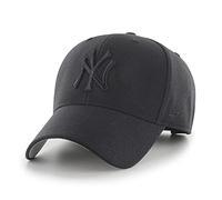 47 Berretto da baseball New York Yankees MLB MVP unisex, regolabile, logo nero, nero, Nero , Taglia unica