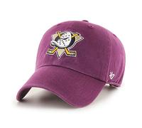 '47 Berretto Regolabile - Clean Up Anaheim Ducks Plum Lilla, Viola., Taglia Unica