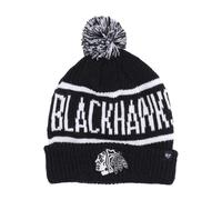 47 Brand - Berretto Invernale a Coste con Risvolto e Pompon - -Accessories -Uomo -Nero -ONE SIZE