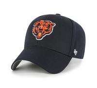 '47 NFL Chicago Bears MVP - Berretto da baseball unisex con velcro regolabile, taglia unica, logo della squadra, colore blu navy, blu navy, Taglia unica