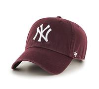 47 Brand cap with a Visor, Burgundy, One Size Men's