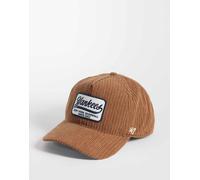 47 Brand - Cappellino in corda marrone con logo NY Yankees e toppa con logo One Size