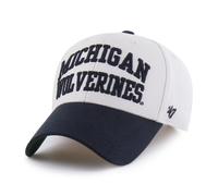 47 Brand Cappellino Michigan Wolverines Basecap Bone Strapback Grigio