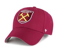 47 Brand EPL West Ham United FC EPL-MVP17WBV-CAA, Mens cap with a Visor, Burgundy, One Size EU
