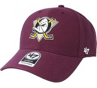 47 Brand Forty Seven Mighty Ducks MVP Curved Visor Snapback Cap Plum