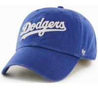 47 Brand Los Angeles Dodgers Script Royal Clean Up Curved Visor Strapback Cap